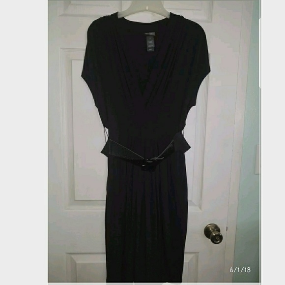 Bisou Bisou Dresses & Skirts - *sold* Black dress with belt